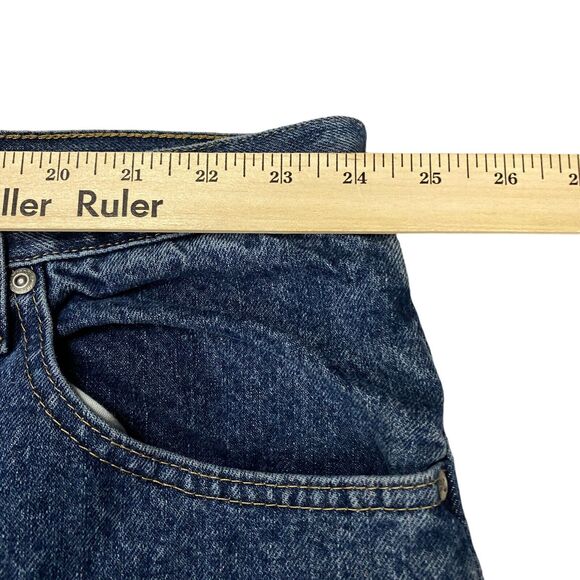 Wrangler Five Star Premium Denim Straight Leg Relaxed Fit Mens 50X30 Blue - Picture 7 of 16